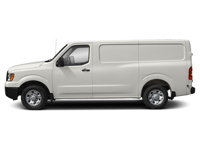Side view of a 2019 Nissan cargo van
