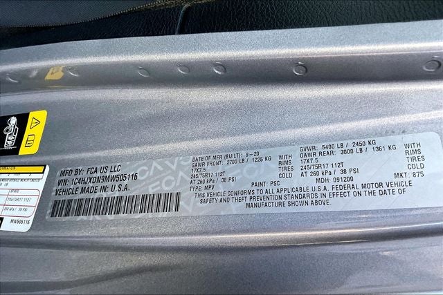 2021 Jeep Wrangler Unlimited Sport S