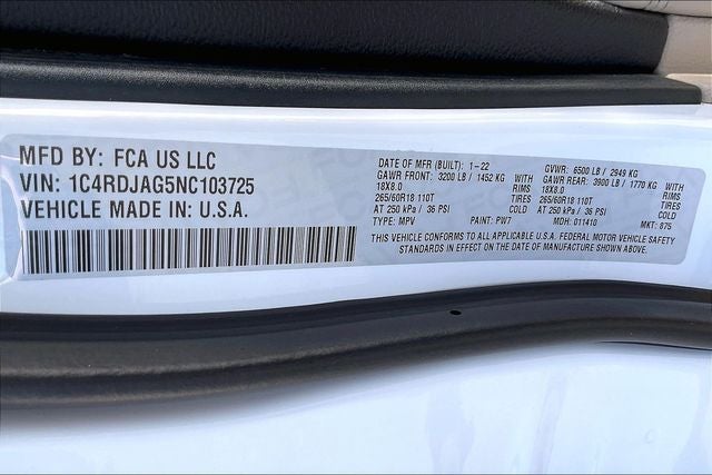 2022 Dodge Durango SXT