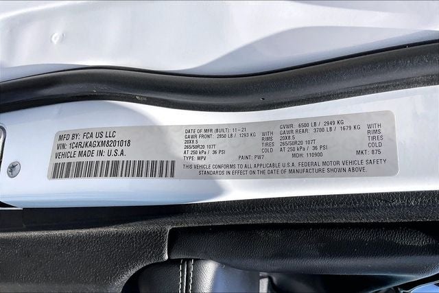 2021 Jeep Grand Cherokee L Altitude