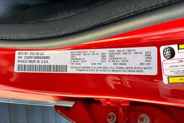 2022 RAM 1500 TRX