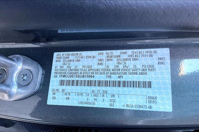 2025 Ford Escape Plug-In Hybrid Base