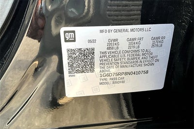 2022 Cadillac CT4 V-Series Blackwing