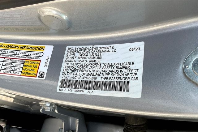 2023 Honda Accord EX