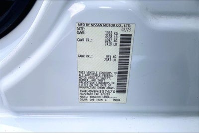 2023 Nissan Altima 2.5 SV