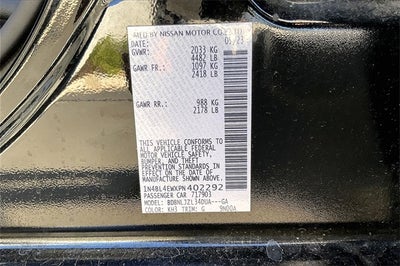 2023 Nissan Altima 2.5 SL