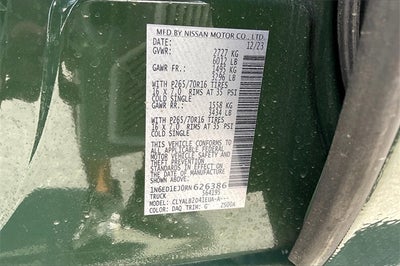 2024 Nissan Frontier SV