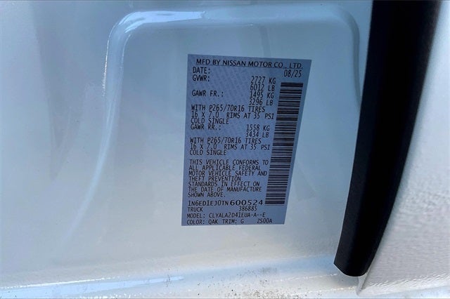 2026 Nissan Frontier S