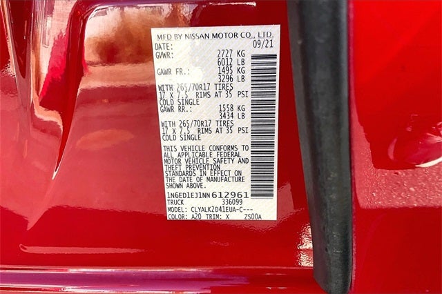 2022 Nissan Frontier PRO-X