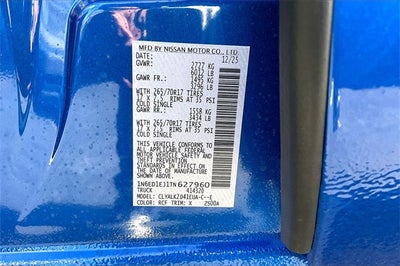 2026 Nissan Frontier PRO-X