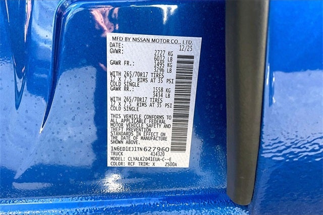 2026 Nissan Frontier PRO-X