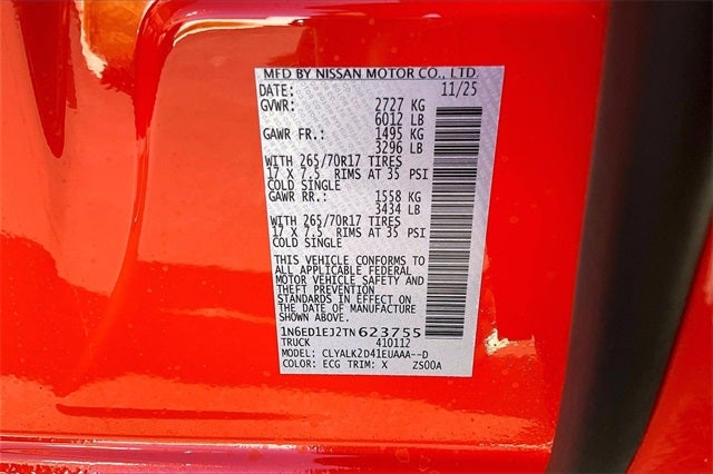 2026 Nissan Frontier PRO-X