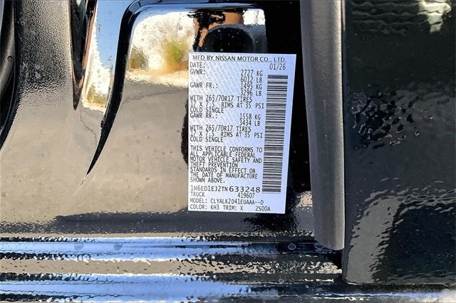 2026 Nissan Frontier PRO-X