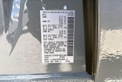 2026 Nissan Frontier PRO-X