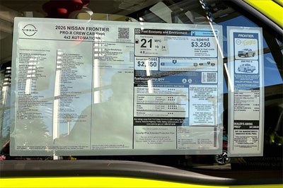 2026 Nissan Frontier PRO-X