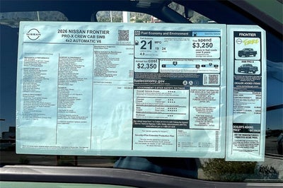2026 Nissan Frontier PRO-X