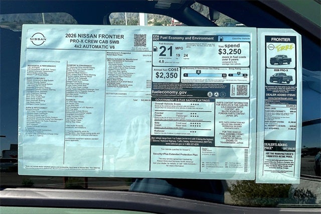 2026 Nissan Frontier PRO-X