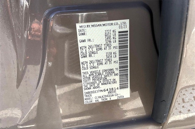 2023 Nissan Frontier PRO-X