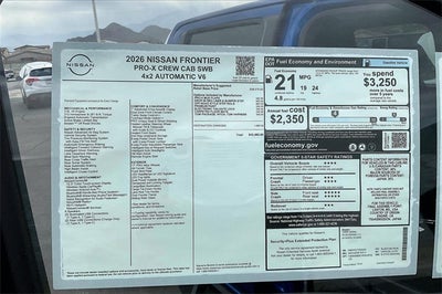 2026 Nissan Frontier PRO-X