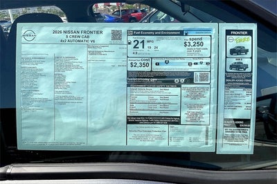 2026 Nissan Frontier S