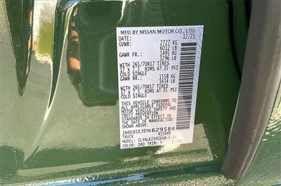 2026 Nissan Frontier PRO-X