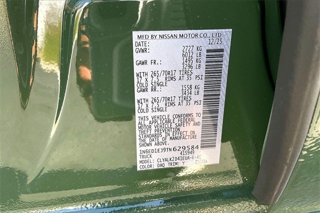 2026 Nissan Frontier PRO-X