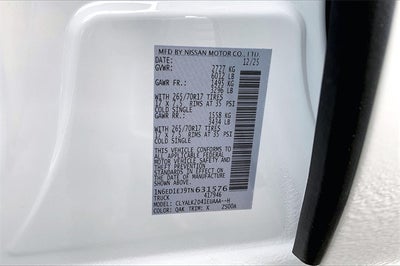 2026 Nissan Frontier PRO-X