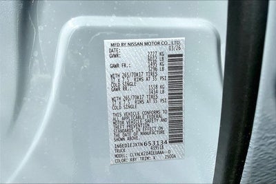2026 Nissan Frontier PRO-X