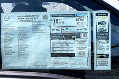 2026 Nissan Frontier PRO-4X