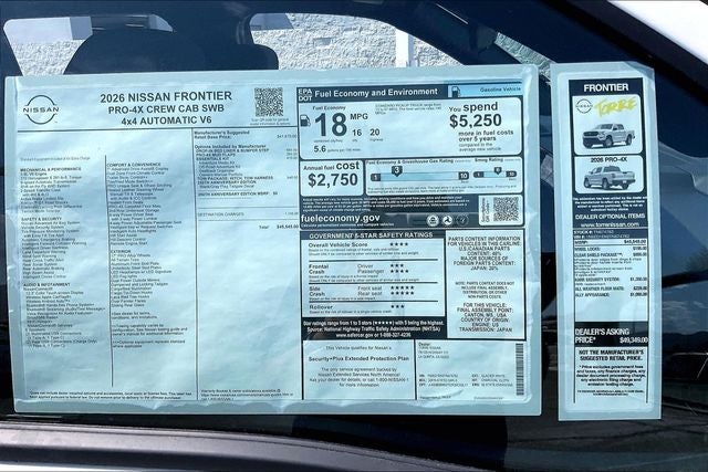 2026 Nissan Frontier PRO-4X