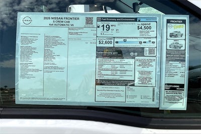 2026 Nissan Frontier S