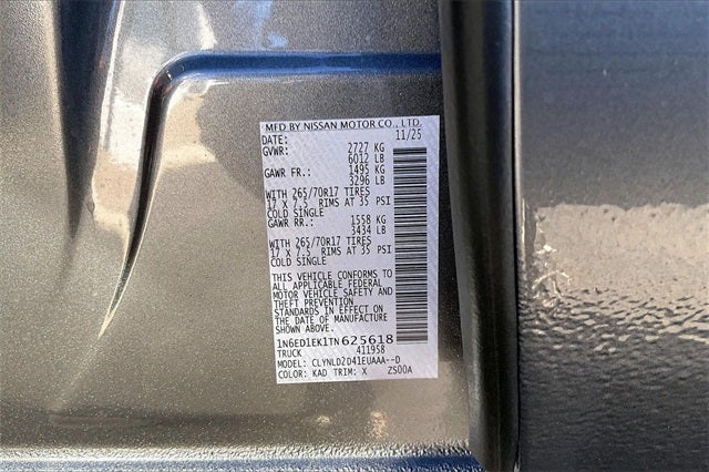 2026 Nissan Frontier PRO-4X