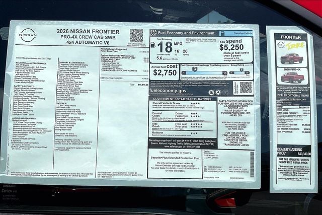 2026 Nissan Frontier PRO-4X
