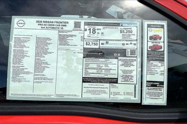 2026 Nissan Frontier PRO-4X