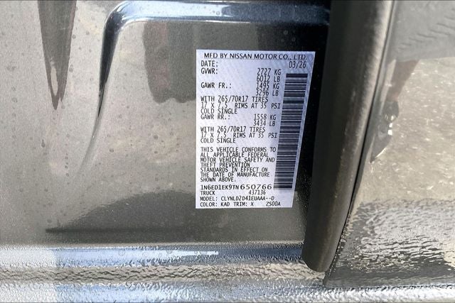 2026 Nissan Frontier PRO-4X