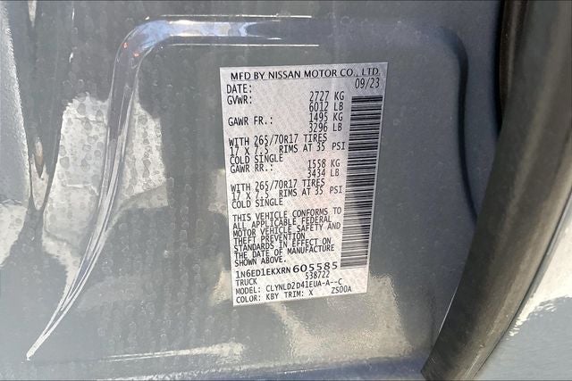 2024 Nissan Frontier PRO-4X