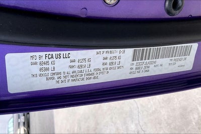 2018 Dodge Challenger 392 Hemi Scat Pack Shaker SCAT PACK SHAKER