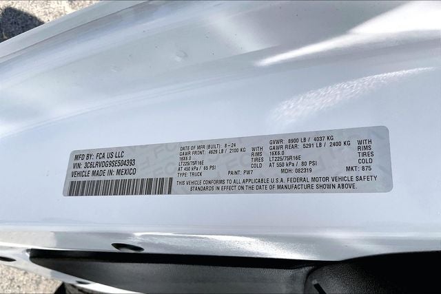 2025 RAM ProMaster 2500 High Roof 159 WB