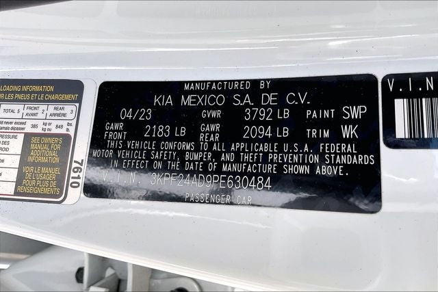2023 Kia Forte LXS