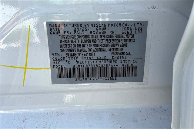 2025 Nissan Sentra SV