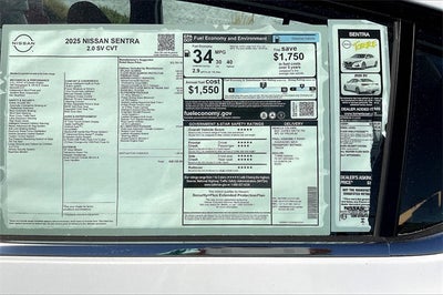 2025 Nissan Sentra SV