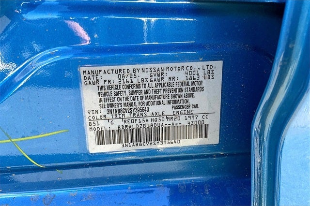 2025 Nissan Sentra SV