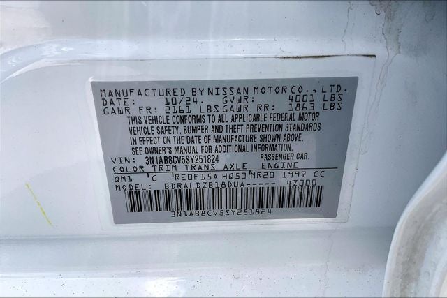 2025 Nissan Sentra SV