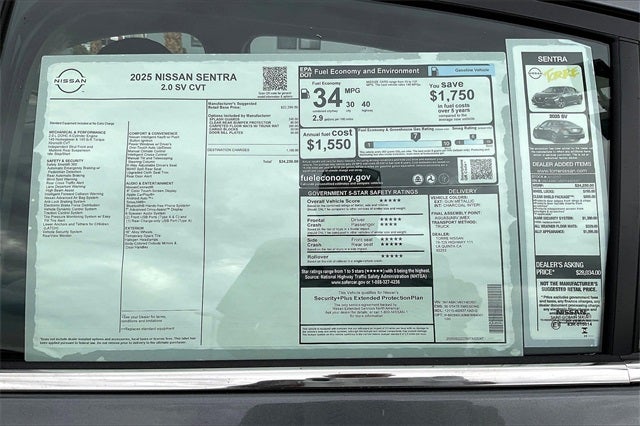 2025 Nissan Sentra SV