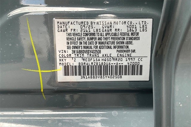 2025 Nissan Sentra SR