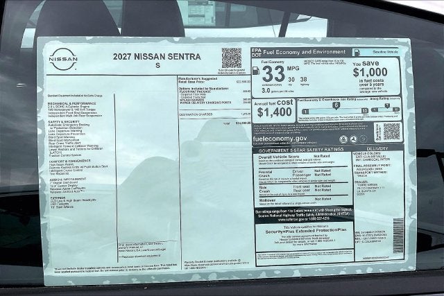 2027 Nissan Sentra S