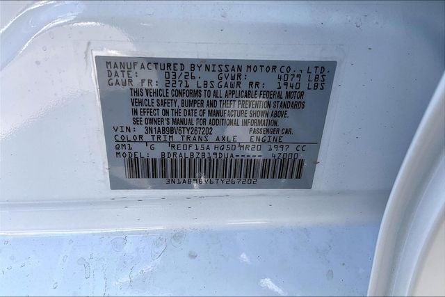 2026 Nissan Sentra S