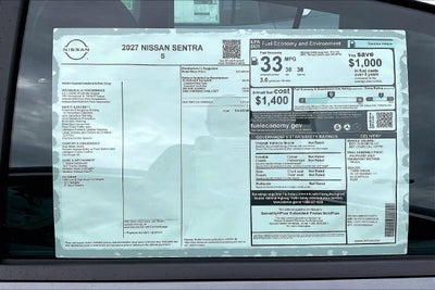 2027 Nissan Sentra S