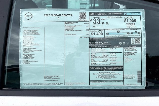 2027 Nissan Sentra S