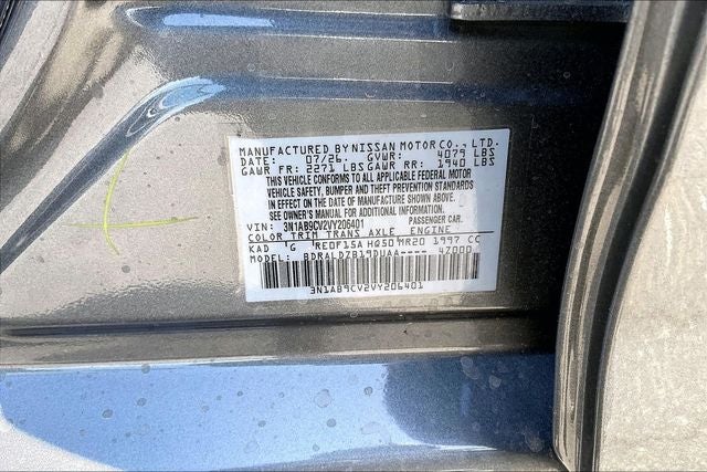 2027 Nissan Sentra SV
